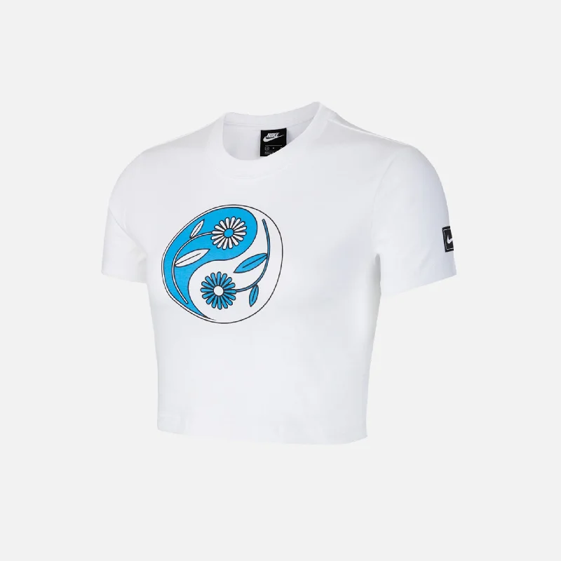 maternity flash t-shirts -Nike | NSW WOMENS SHORT SLEEVES TOP WHITE