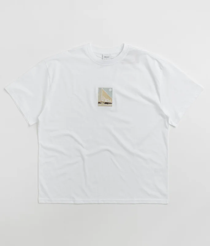 bronze ripple t-shirts -Parlez Colfax Oversized T-Shirt - White