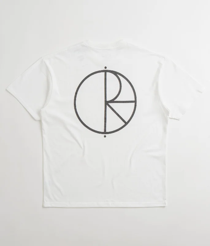 lilac sleek t-shirts -Polar Stroke Logo T-Shirt - White