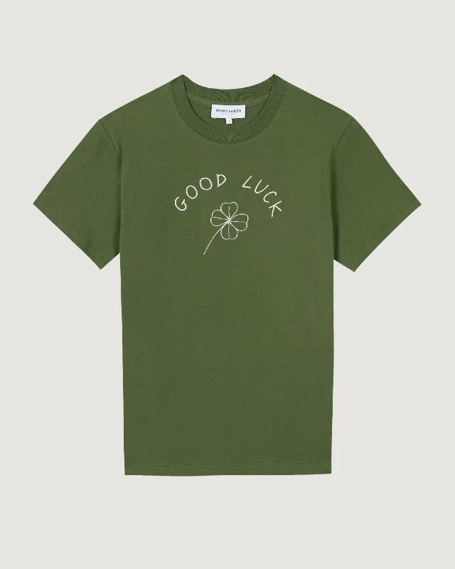 sleek stripe t-shirts -"Good Luck" popincourt t-shirt