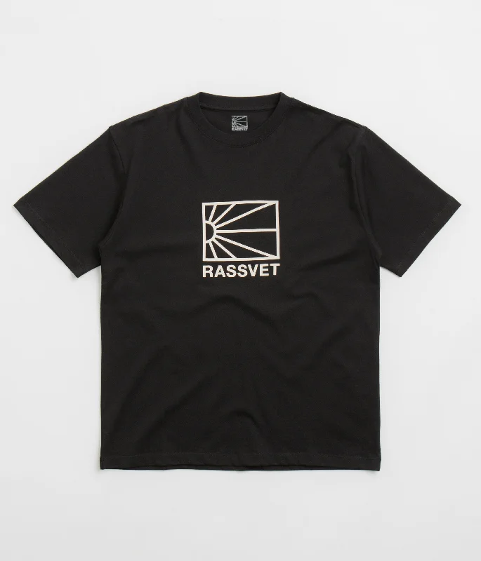 tundra camo t-shirts -Rassvet Logo T-Shirt - Black