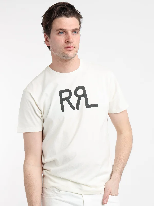 striking trim t-shirts -RRL Ranch Logo T-Shirt