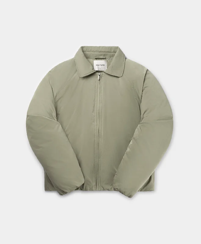 short stretch t-shirts -Shadow Green Bantoe Jacket