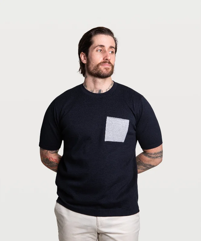 flap glow t-shirts -Short Sleeve Pocket Sweater