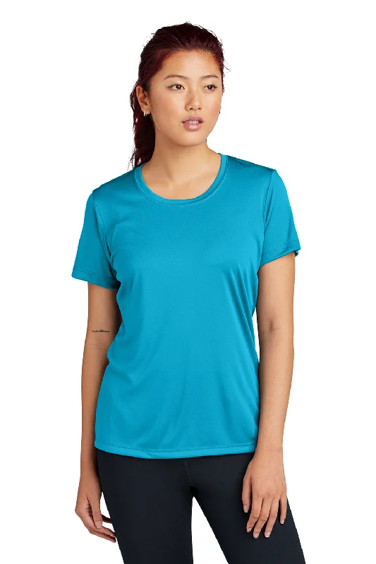 crew pop t-shirts -Sport-Tek Womens Competitor Moisture Wicking Short Sleeve Crewneck T-Shirt - Atomic Blue