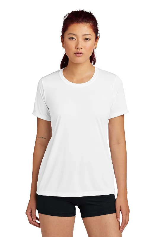 citron ripple t-shirts -Sport-Tek Womens Competitor Moisture Wicking Short Sleeve Crewneck T-Shirt - White