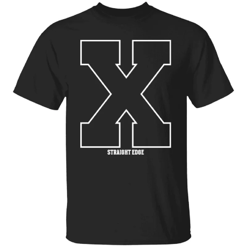 infant burst t-shirts -Straight Edge Big X T-Shirt