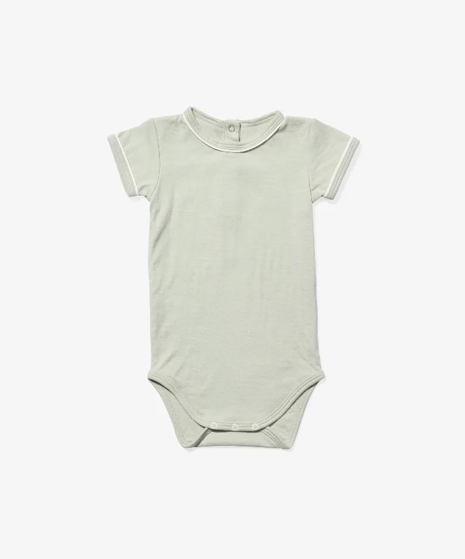 infant stretch t-shirts -Willie One-piece, Celadon