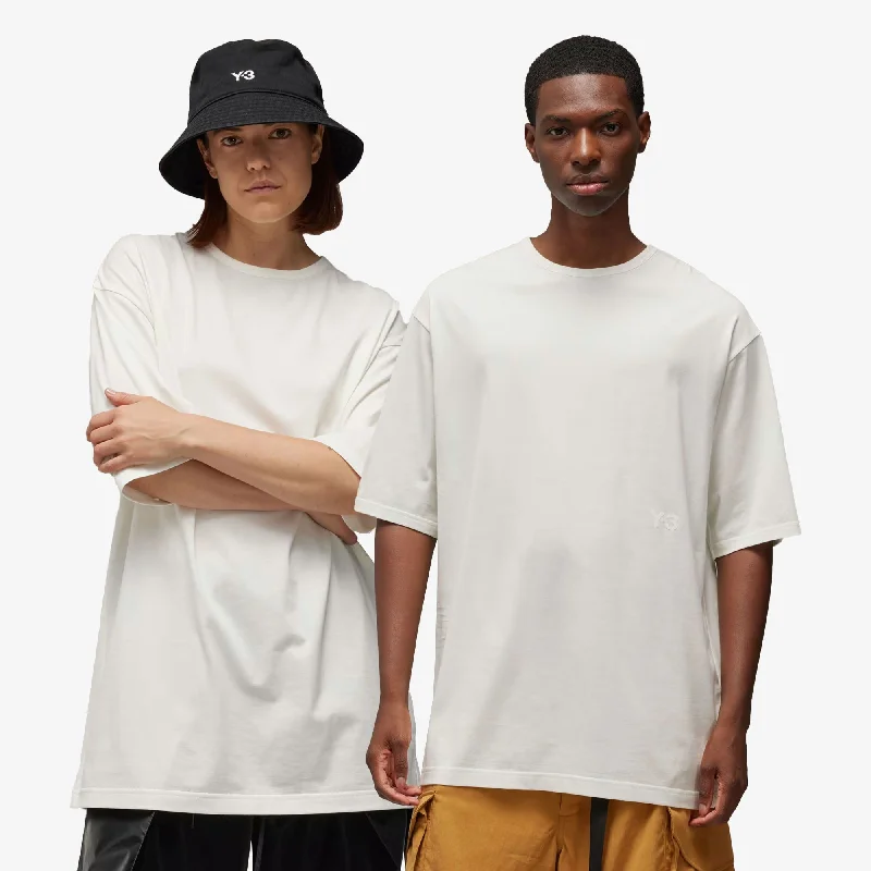 infant burst t-shirts -Y-3 | BOXY SHORT SLEEVE TEE { OFF WHITE