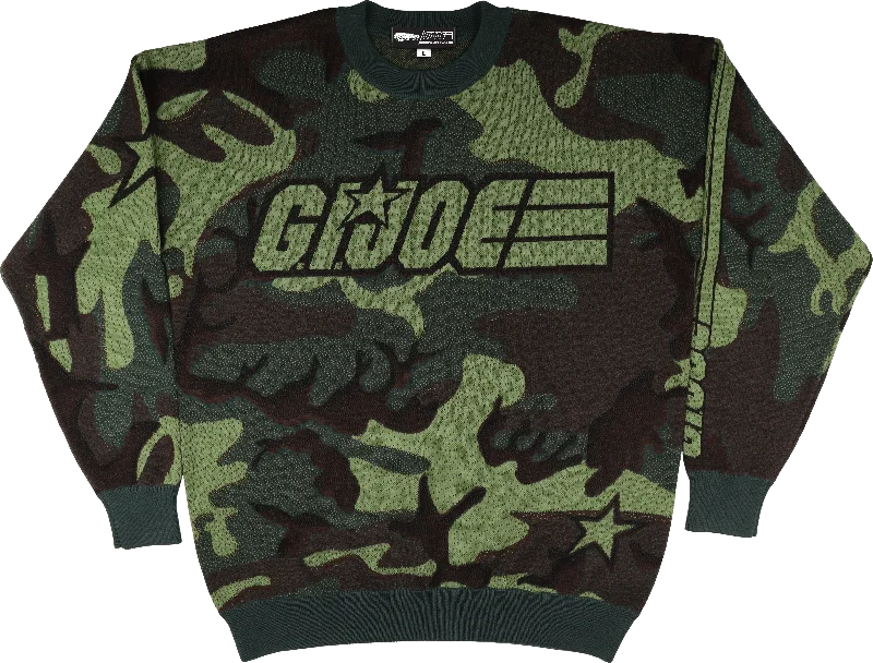 pullover sweater kids lunar ridge -Camouflage GI Joe Knitted Sweater