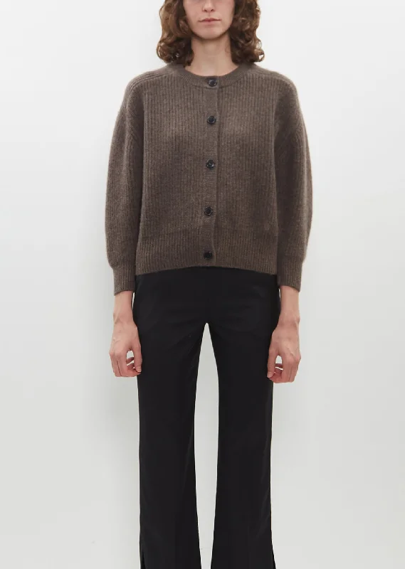 boucle-ramie cardigan plush -Nestor Cardigan