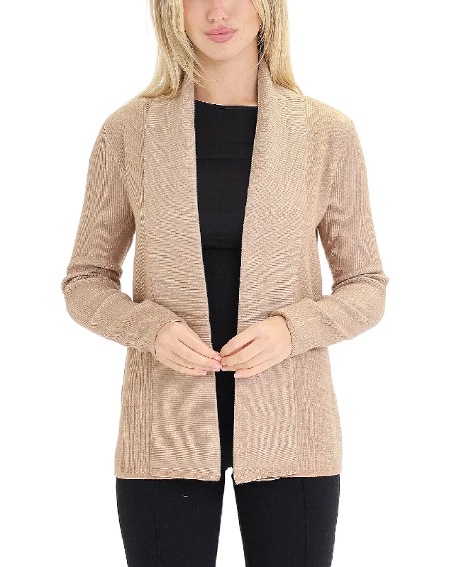 wool-silk cardigan warm luxe -Knit Cardigan