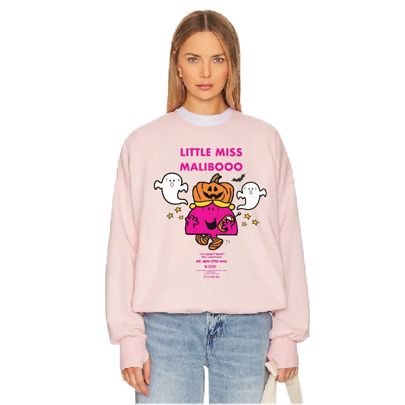 mosaic-jute pullover sweater bold -Little Miss Malibooo - Jump Jumper - Blush Pink