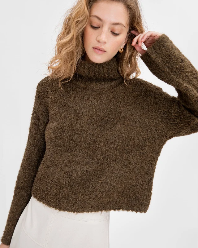 ribbed-silk pullover sweater texture -Loxley Sweater