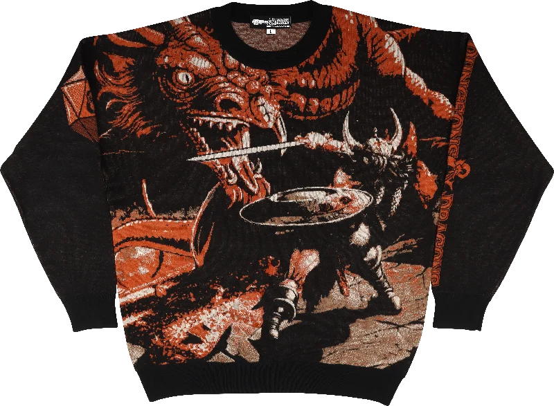 pullover sweater with horn trim -Starter Set Dungeons & Dragons Knitted Sweater