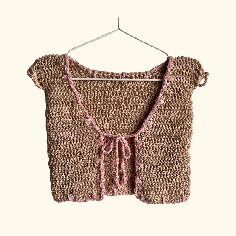 cardigan women dusk ochre -PAU CARDIGAN