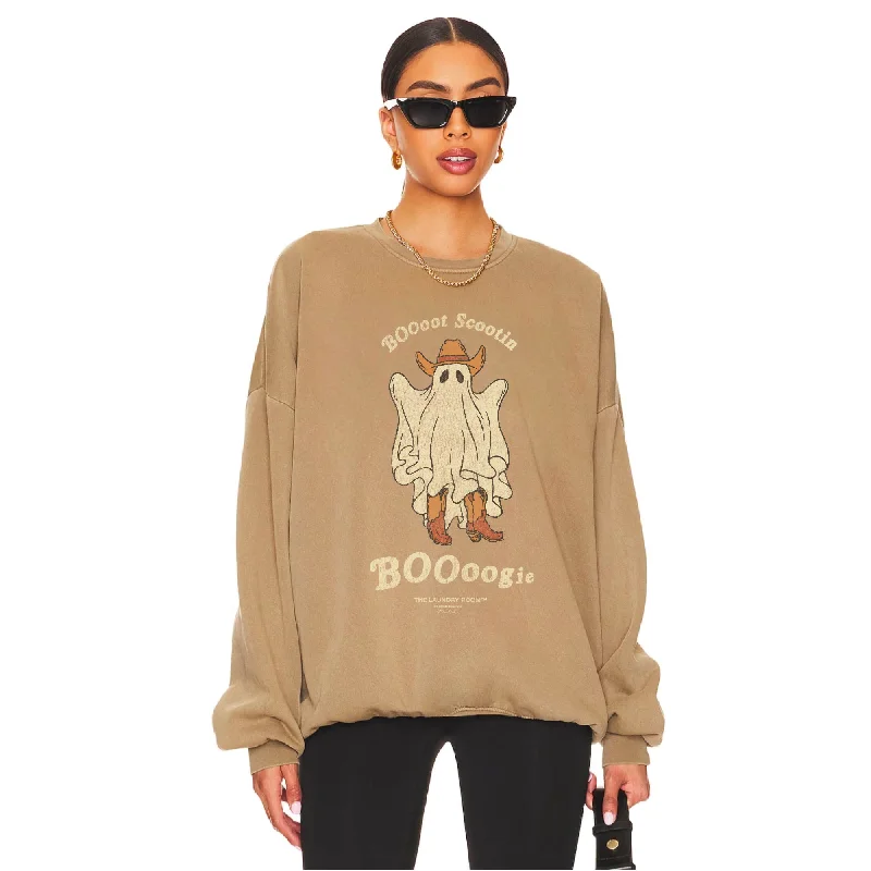 pullover sweater women soft citron -Boooot Scootin Boooogie - Jump Jumper - Camel Gold