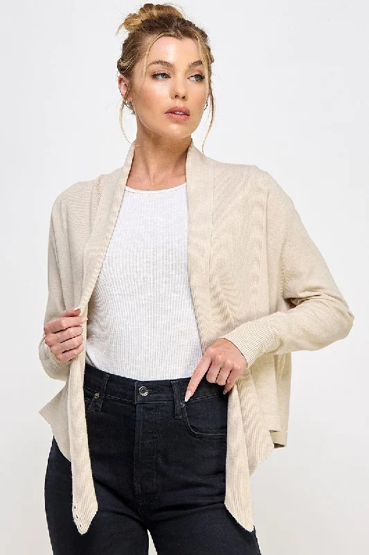 silk-linen cardigan light elegance -Wrap Yourself Cardigan