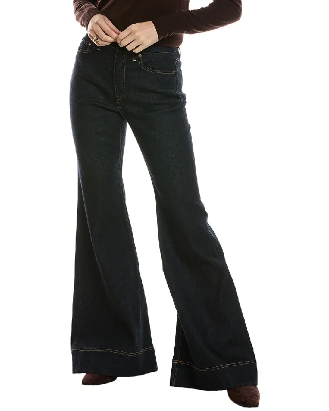 soft cut pants -alice + olivia High-Rise Bell Jean