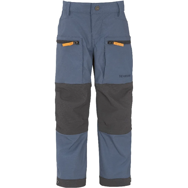 chevron stripe pants -Didriksons True Blue Kotten Kids Pants