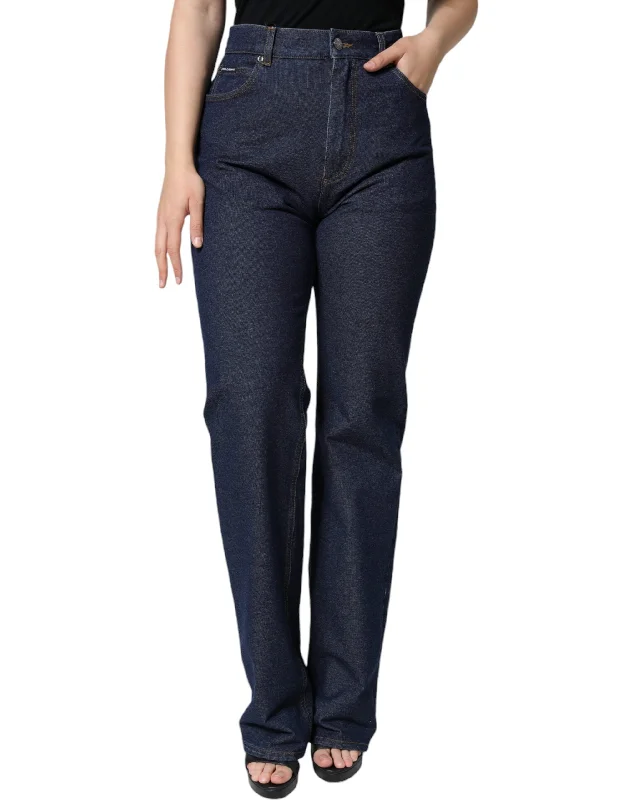 light pop pants -Dolce & Gabbana   Cotton Stretch Straight  Women's Jeans