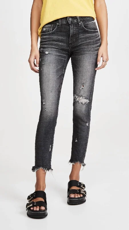 soft pop pants -Glendele Skinny Jeans In Black