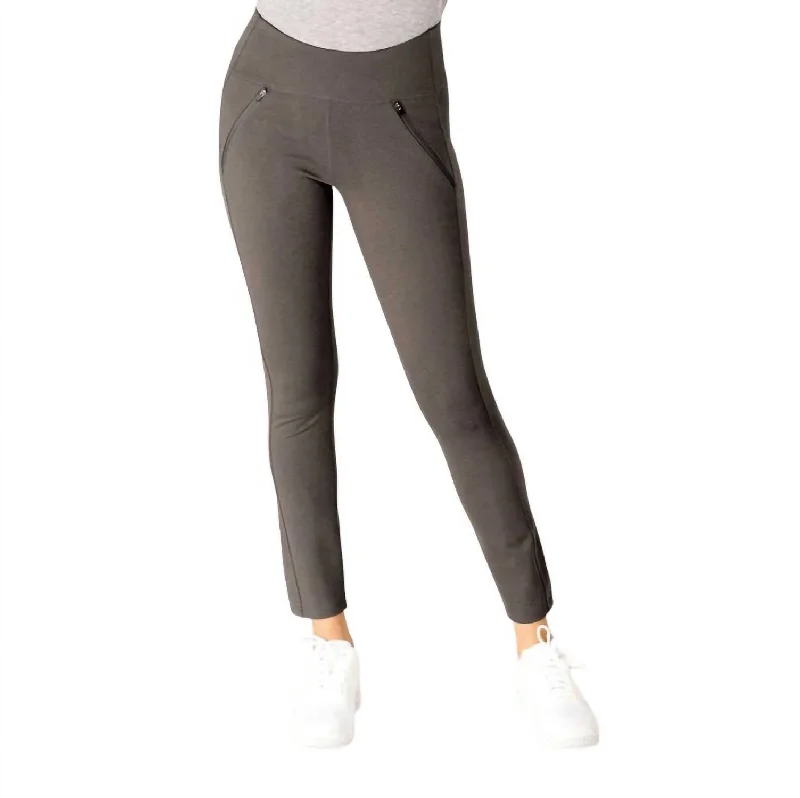 mango flex pants -Hapta Knit Pant In Kharani Grey