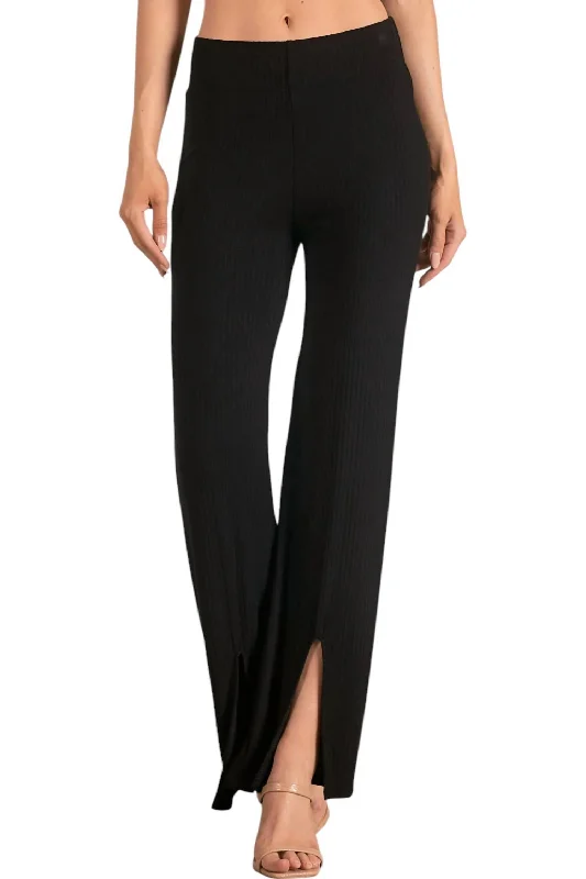 duo slim pants -Isabella Pants In Black