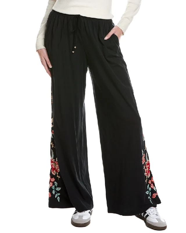 orchid ripple pants -Johhny Was Wide Leg Knit Pant