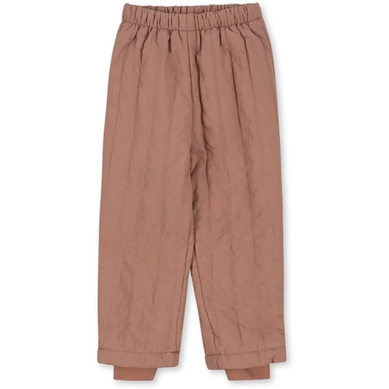 blush vivid pants -Konges Sløjd Juno Thermo Pants Cameo Brown