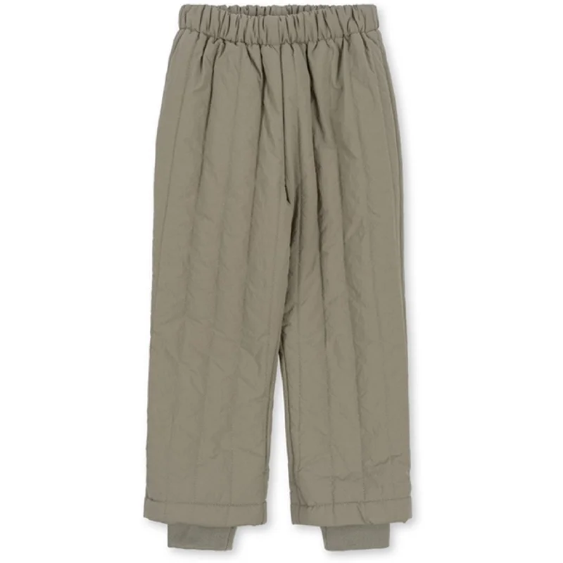 flap patch pants -Konges Sløjd Juno Thermo Pants Laurel Oak