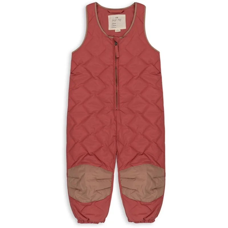 breath flash pants -Konges Sløjd Mineral Red Pace Overalls