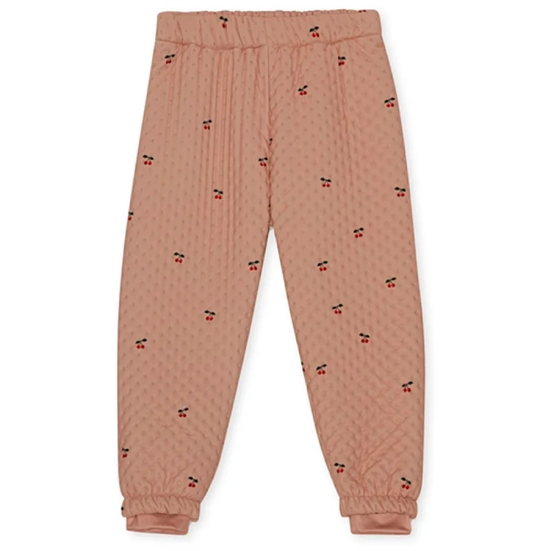 petite soft pants -Konges Sløjd Termo Pants Cherry Blush