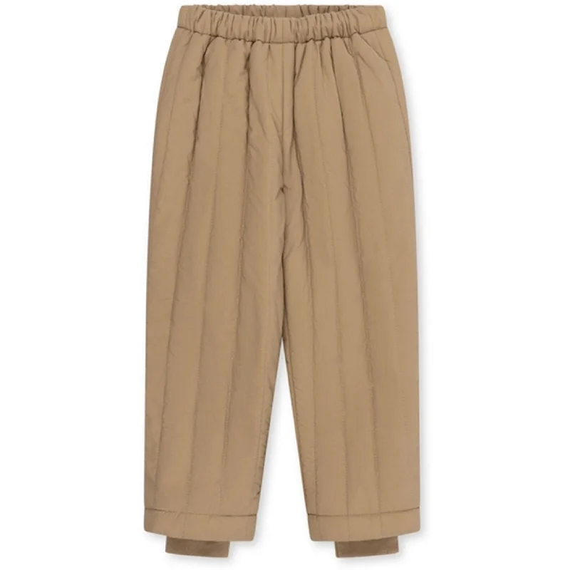 loose hem pants -Konges Sløjd Travertine Storm Thermo Pants