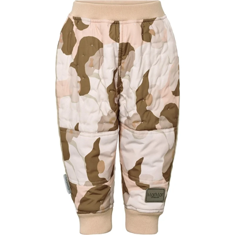 side patch pants -MarMar Beige Rose Girls Odin Thermo Pants