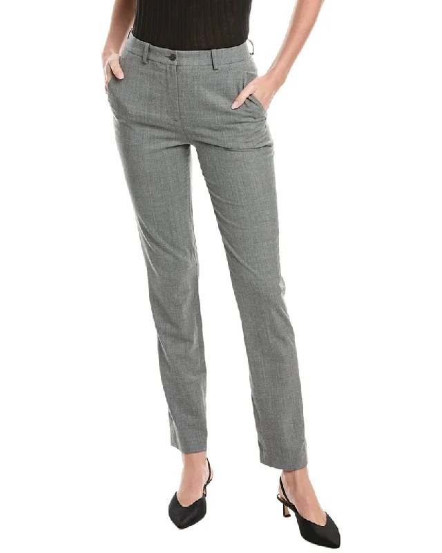 curry pop pants -Michael Kors Collection Samantha Wool-Blend Pant