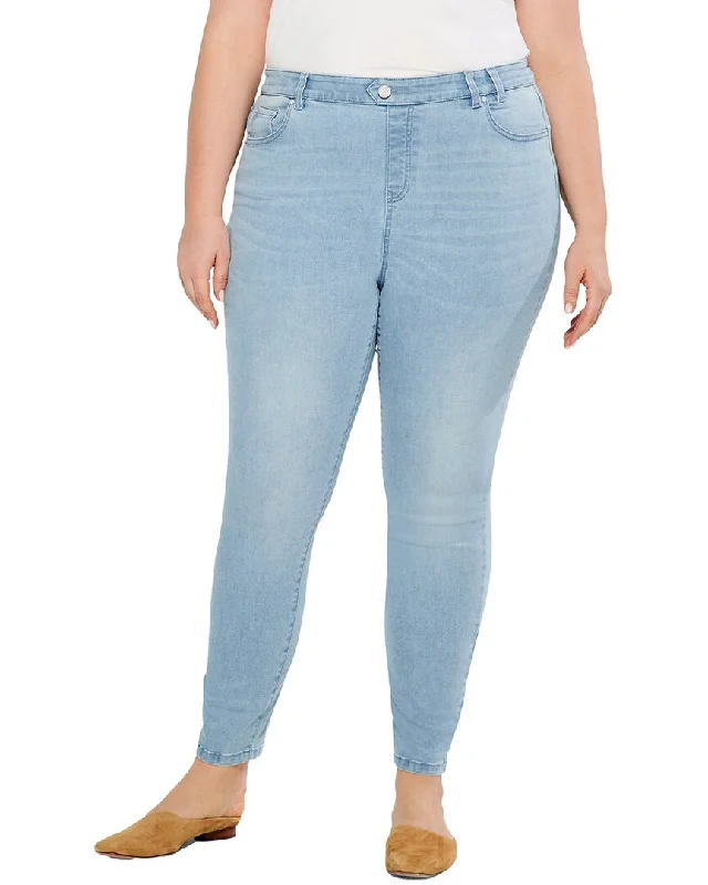 seed flex pants -NIC+ZOE Plus Studio Slim Ankle Jeans