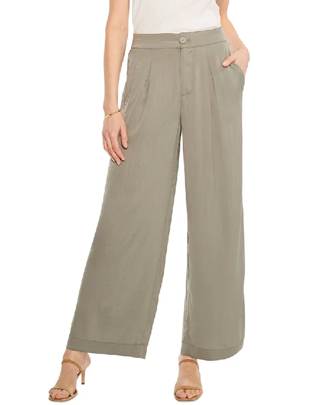 melon pop pants -NIC+ZOE Soft Drape Wide-Leg Pant