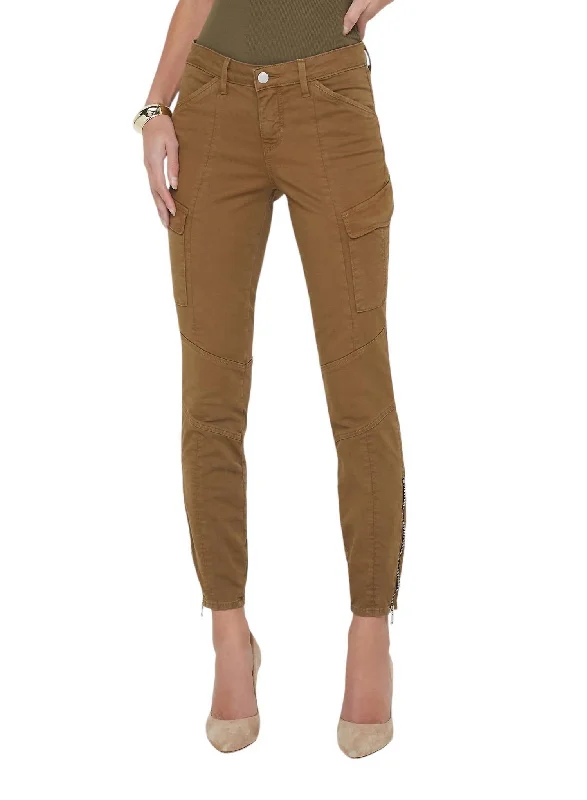 tight flash pants -Patton Skinny Cargo Jean In Brown Olive