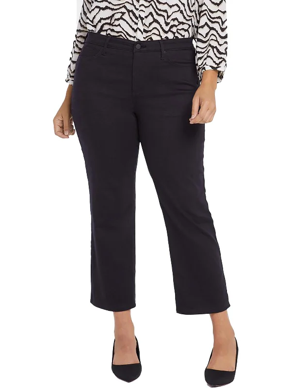 ombre fitted pants -Plus Piper Womens Relaxed Slimming Ankle Jeans