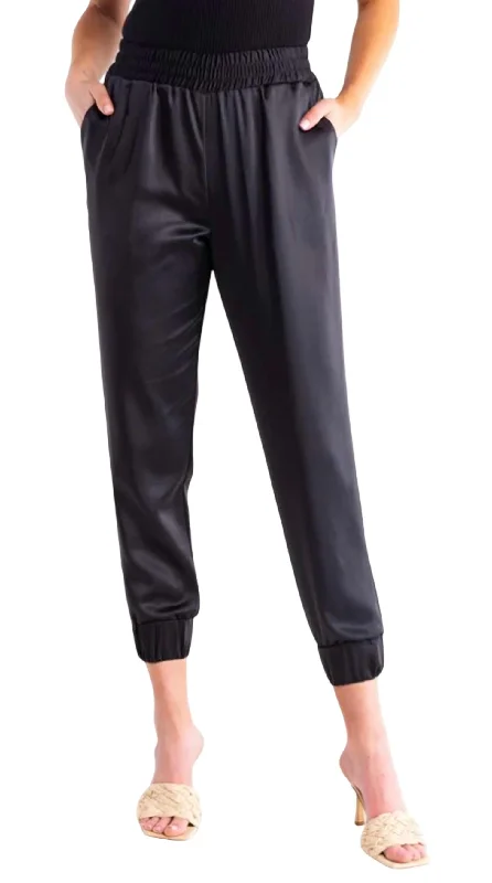 run slim pants -Reagen Pant In Black