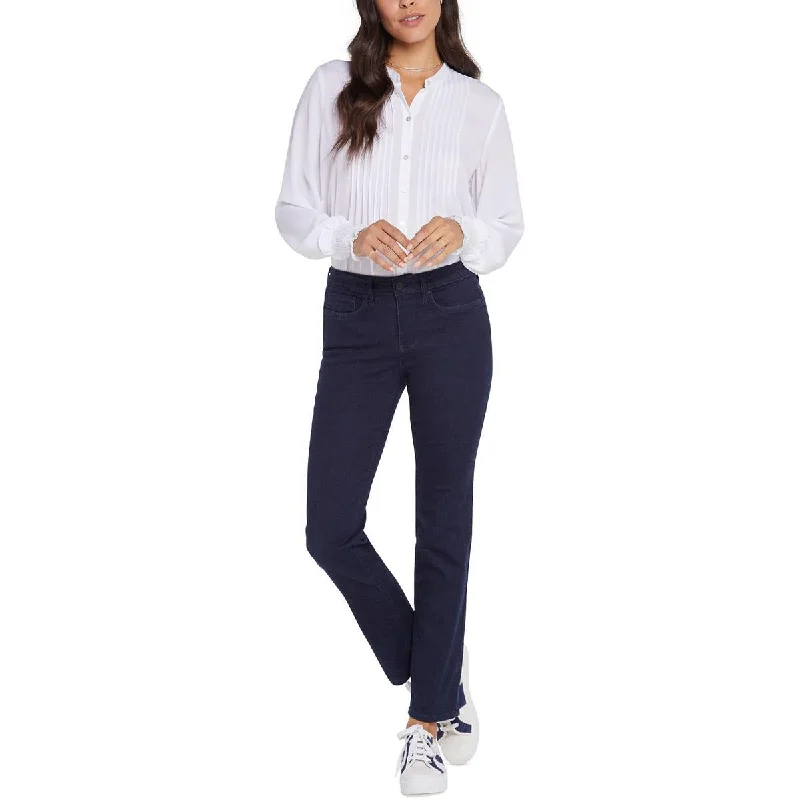 flex stretch pants -Sheri Womens Denim Slim Leg Slim Jeans