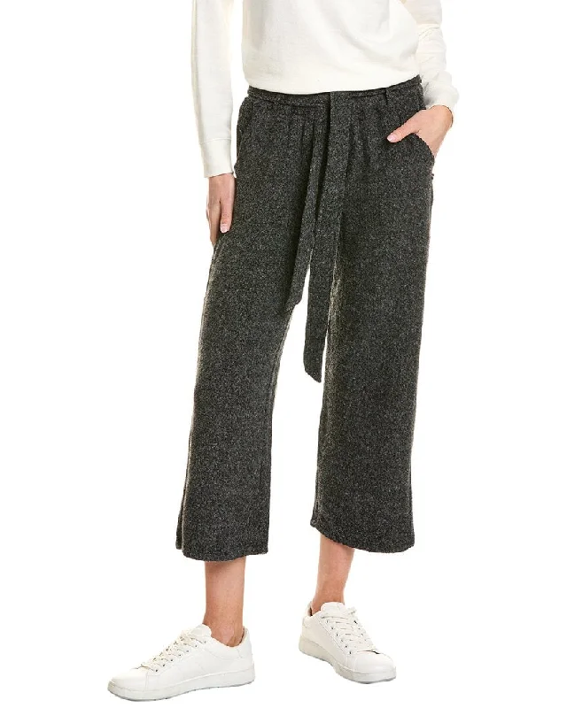 plus flash pants -Sol Angeles Brushed Boucle Crop Tie Pant