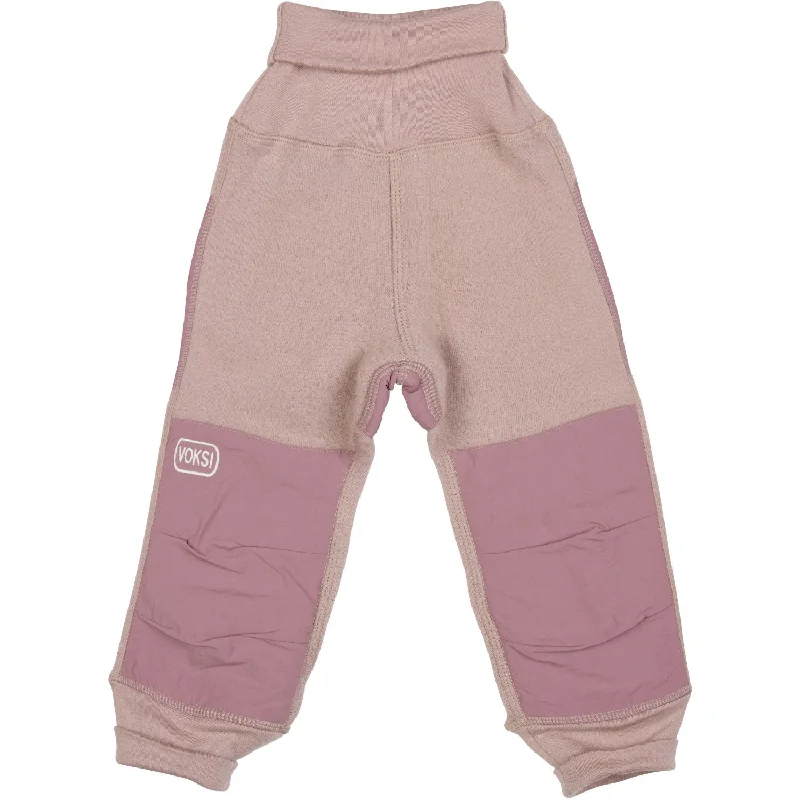 chalk pop pants -Voksi® Soft Grape Wool Pants Fleece