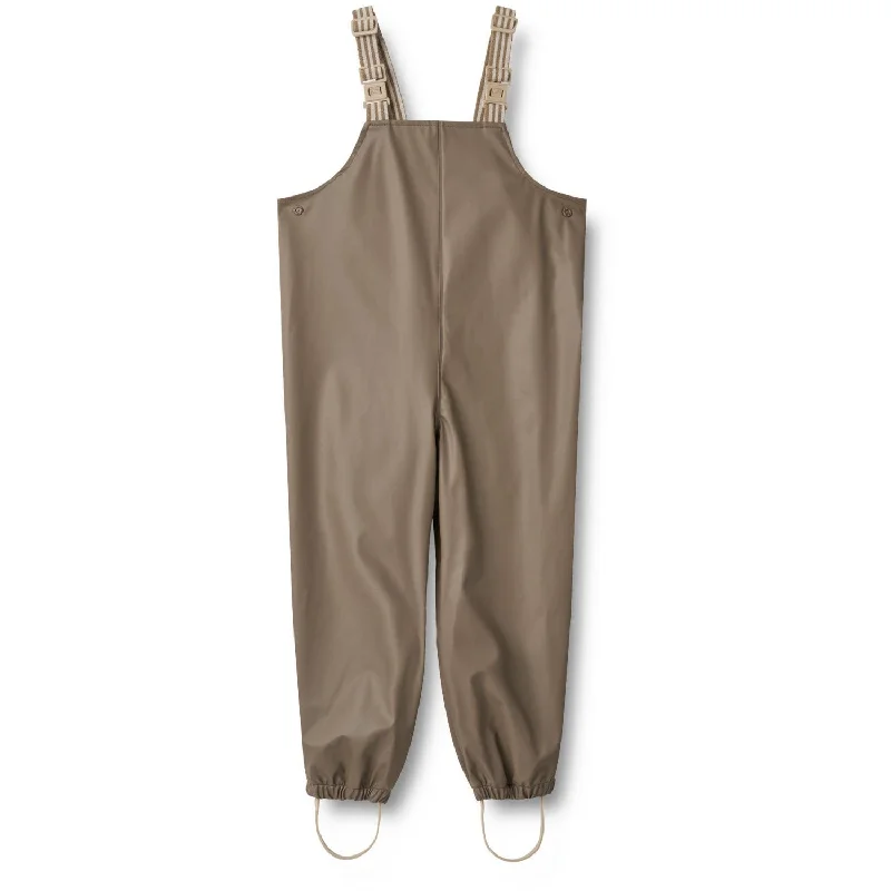 sand stripe pants -Wheat Dry Wood Rainwear Charlo Overall