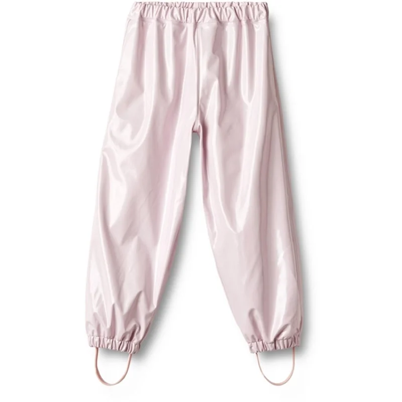 brick pop pants -Wheat Rain Trousers Olo Cherry Bloom Glossy