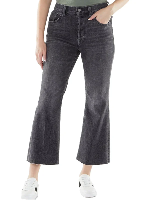 ocean gym pants -Womens High-Rise Easy Boy Bootcut Jeans