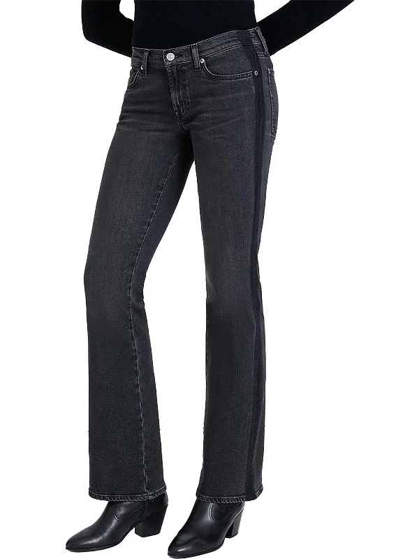 squad flex pants -Womens Low-Rise Whisker Wash Bootcut Jeans