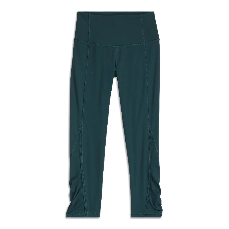 plus flex pants -Wunder Under High Rise Crop Pleated - Resale